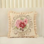qgzxw White Chenille Embroidered Pillow Covers - Image 7