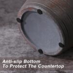 QGZXW Rustic Terracotta Farmhouse Vase 10.9 Inch - Image 6