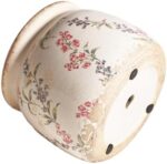 QGZXW Vintage Ceramic Planter 6.29in - Image 4