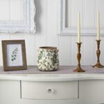 QGZXW Tuscan Floral Ceramic Vase 6.5in - Image 3