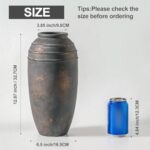 QGZXW Large Rustic Ceramic Vase 12.87in - Image 2