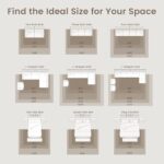 QGZXW 8x10 Washable Non Slip Area Rug - Image 3