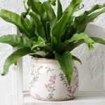 QGZXW Vintage Ceramic Planter 6.29in - Image 5