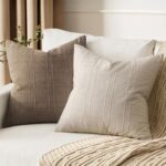 Qgzxw Linen Check Farmhouse Pillow Covers - Image 3