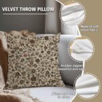 Qgzxw Vintage Floral Velvet Pillow Cover - Image 2