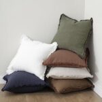 Foindtower 18x18 Linen Fringe Pillow Covers - Image 6