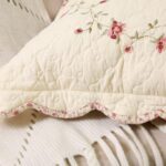 Qgzxw Quilted Embroidered Floral Pillow Covers - Image 4
