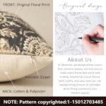 Qgzxw Vintage Floral Farmhouse Pillow Covers - Image 3