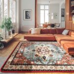 Qgzxw Boho Washable Area Rug 8x10 - Image 3