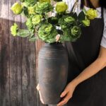 QGZXW Large Rustic Ceramic Vase 12.87in - Image 3