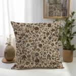 Qgzxw Vintage Floral Velvet Pillow Cover - Image 4