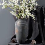QGZXW Large Rustic Ceramic Vase 12.87in - Image 6