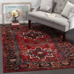 QGZXW Vintage Persian Area Rug 5x7