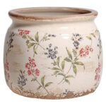 QGZXW Vintage Ceramic Planter 6.29in