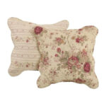 Qgzxw Antique Rose Quilted Pillow Set